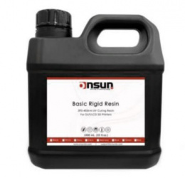 Onsun 3D Resina para Impresora 3D ON-SRRS30133BK, Rígida Estándar, 1 Litro, Negro 