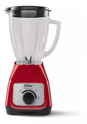 Oster Licuadora Lite Soho, 1.5 L, 550 W, 2 Velocidades, Rojo 