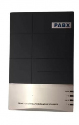 PABX Conmutador Central CS308, 3 Líneas, 8 Extensiones, Negro 