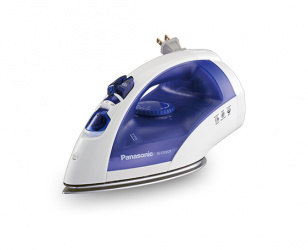 Panasonic Plancha de Vapor, 1200W, 0.2 Litros, Azul/Blanco 