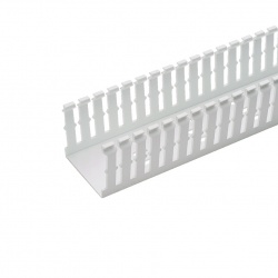 Panduit Ducto Ranurado Tipo F, 2'' x 3'' x 6', PVC, Blanco 