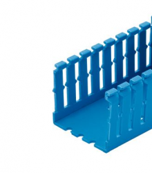 Panduit Canaleta Tipo F Ranurada, PVC, 1.8 Metros, Azul 