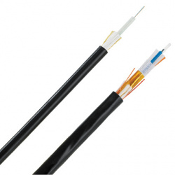 Panduit Cable Fibra Óptica de 24 Hilos Multimodo OM4, Negro, 50 Metros 