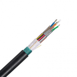 Panduit Cable Trenzado con Armadura de 6 Fibras OS1/OS2, 9/125µm, Monomodo, Negro - Precio por Pie 