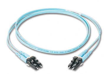Panduit Cable Fibra Óptica Multimodo OM3 LC Macho - SC Macho, 2 Metros, Aqua 