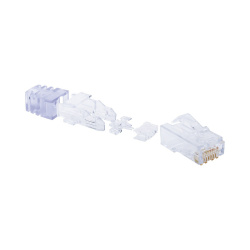 Panduit Conector Cat6 RJ-45 de 8 Posiciones, Transparente, Paquete de 100 Piezas 