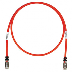 Panduit Cable Patch Cat6A FTP RJ-45 Macho - RJ-45 Macho, 7.6 Metros, Rojo 