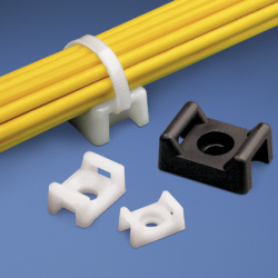 Panduit Montaje Atornillable para Cables TM3S8-C0, Negro, 100 Piezas 