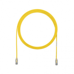 Panduit Cable Patch Cat6 UTP,  RJ-45 Macho - RJ-45 Macho, 30cm,  Amarillo 