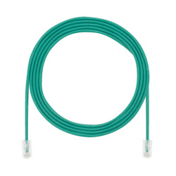 Panduit Cable Patch Cat6a UTP RJ-45 Macho - RJ-45 Macho, 30cm, Verde 