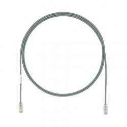 Panduit Cable Patch Cat6a UTP RJ-45 Macho - RJ-45 Macho, 20cm, Gris 