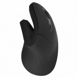 Mouse Ergonómico Perfect Choice Óptico Snouse, Inalámbrico, USB, 3200DPI, Negro 