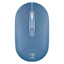 Mouse Perfect Choice Óptico Colori, RF Inalámbrico, Bluetooth, 1600DPI, Azul 