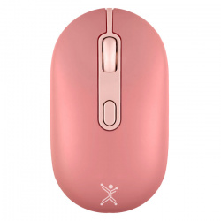 Mouse Perfect Choice Óptico Colori, RF Inalámbrico, Bluetooth, 1600DPI, Rosa 