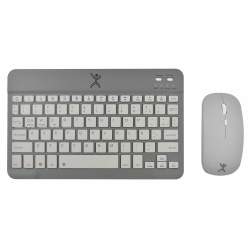 Kit de Teclado y Mouse Perfect Choice Genova, Inalámbrico, RF Inalámbrico + Bluetooth, Negro (Español) 