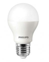 Philips Foco LED 457796, Luz Cálida, Base E26/E27, 7W, 600 Lúmenes, Blanco, Ahorro de 85% vs Foco Tradicional 40W 