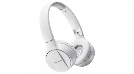 Pioneer Audífonos SE-MJ553BT, Bluetooth, Inalámbrico, Blanco 