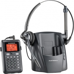 Plantronics Teléfono de Diadema CT14, Inalámbrico, DECT 6.0, USB, Gris 