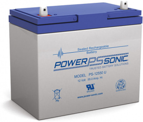 Power-Sonic Batería de Reemplazo para No Break PS12550, 12V, 55Ah 