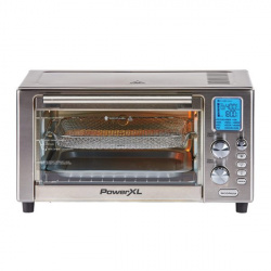 Power XL Horno Tostador con Freidora S-AFO-001-LA, 1500W, Plata 