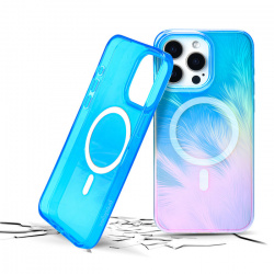 Prodigee Funda Pampas para iPhone 16 Pro, Azul 