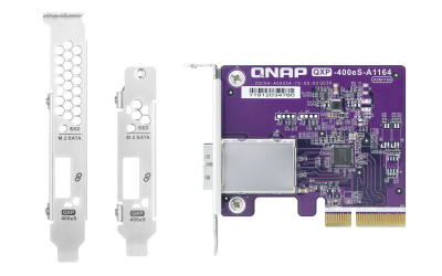 QNAP Tarjeta Adaptador de Bus de Host QXP-400eS-A1164, 1 Puerto SFF-8088, PCI 3.0, 16 Gbit/s 