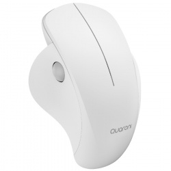 Mouse Quaroni Óptico MICOB1, Inalámbrico, USB, 1200DPI, Blanco 