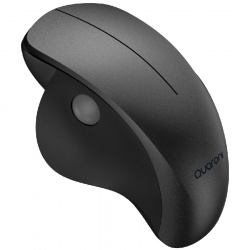 Mouse Quaroni Óptico MICON1, Inalámbrico, USB, 1200DPI, Negro 