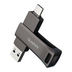 Memoria USB Quaroni QUM-05, 32GB, USB 3.2, Metal 