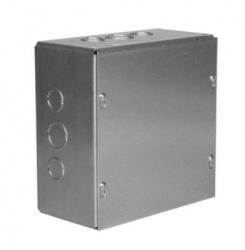 Raco Caja Extra Grande para Pared HUB-SC-0606, 3 Entradas, Galvanizado 