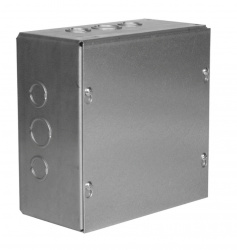 Raco Caja Extra Grande para Pared HUB-SC-1515-04G, 6 Entradas, Acero 