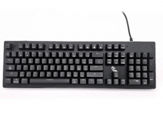 Teclado Gamer Raiju MK01 LED RGB, Mecánico, Alámbrico, Negro (Inglés) 