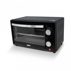 RCA  Horno Eléctrico Tostador, RC-9L, 800W, Negro 