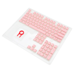 Redragon Set de 105 Teclas Scarab A130P-SP, Cherry, Rosa, para Teclado Mecánico 