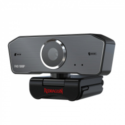 Redragon Webcam Streamer Hitman GW800, 1920 x 1080 Pixeles, USB, Negro 