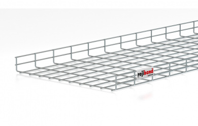 Rejiband Bandeja de Rejilla 60212500, 60mm x 500mm x 3 Metros, Acero 