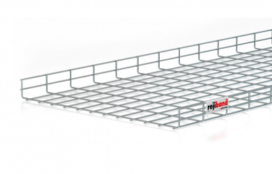 Rejiband Bandeja de Rejilla 60212600, 60mm x 600mm x 3 Metros, Acero 