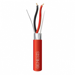 Resideo Bobina de Cable para Alarma Contra Incendios Genesis, 18 AWG, 305 Metros, Rojo 