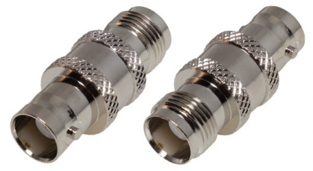 RF Industries Conector Coaxial TNC Hembra - BNC Hembra, Plata 