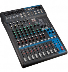 Romms Mezcladora Pasiva MX-12CH, 12 Canales, 24 bit, XLR, 20W 