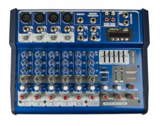 Romms Mezcladora Digital MX-802BT, 8 Canales, USB, Bluetooth, XLR/6.3mm, 110 - 220V 