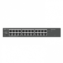 Switch Ruijie Gigabit Ethernet RG-ES124G-L, 24 Puertos 10/100/1000Mbps, 48 Gbit/s, 8000 Entradas ― No Administrable 