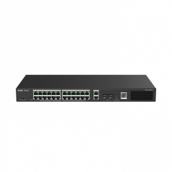 Switch Ruijie Gigabit Ethernet RG-ES228GS-P, 26 Puertos PoE 10/100/1000Mbps + 2 Puertos SFP, 370W, 56 Gbit/s, 8000 Entradas - Administrable 