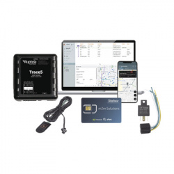 Ruptela Kit Localizador Vehicular TRACE5, 2G/4G, - Incluye Relay/Botón Pánico/EPCOMGPSMENSUAL/MICSIM25GPS/Datos 1 año 