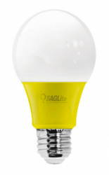 Saglite Foco LED S00535, Luz Amarillo, Base E26, 9W, Blanco/Amarillo 