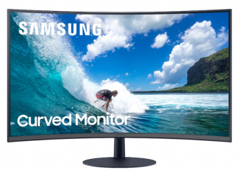 Monitor Samsung LC32T550FDNXZA QLED 32'', Full HD, FreeSync, 75Hz, HDMI, Azul/Gris 