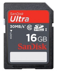 Memoria Flash SanDisk, 16GB Ultra SDHC UHS-I, Clase 10 