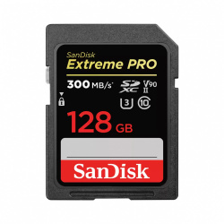 Memoria Flash SanDisk Extreme Pro, 128GB, SDXC UHS-II Clase 10 