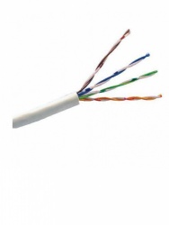 Saxxon Bobina de Cable de Señal Cat6 UTP, 305 Metros, Blanco 