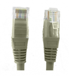 Saxxon Cable Patch Cat5e UTP RJ-45 Macho - RJ-45 Macho, 3 Metros, Gris 